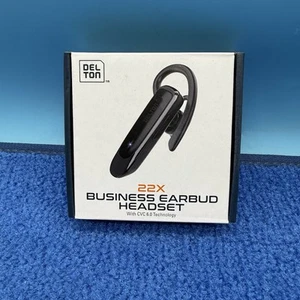 Delton 22X Noise Canceling Bluetooth Office Headset/Headphone, Black - Picture 1 of 2