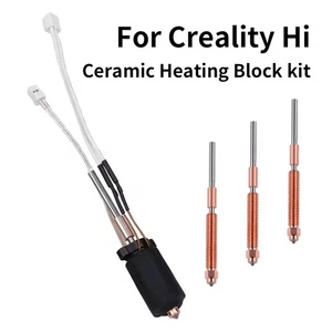 For Creality Hi/Hi Combo Hotend Kit Hardened Steel Nozzle Ceramic Heating Block - Picture 1 of 19
