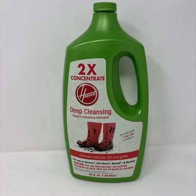 Detergente para alfombras y tapicería Hoover limpieza profunda multiusos 64 fl oz sellado Foto 1 de 4