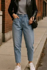 Pilcro and the Letterpress Anthropologie Pleated Wide leg Jeans Size 29 Hi Waist - Picture 1 of 14