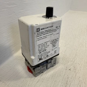 Square D 9050 JCK11V20 Zeitrelais Ser G weiß 9050-JCK11V20 mit Sockel 8501NR51 - Bild 1 von 7