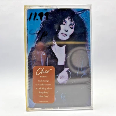 Cher - Cher - 1987 Cassette - Mint, SEALED w/Hype Sticker - Geffen - Image 1 of 3