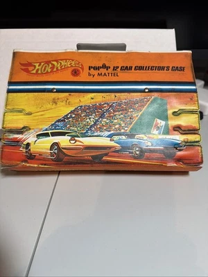 DE COLECCIÓN 1967 HOT WHEELS LÍNEA ROJA 12 COCHE ESTUCHE EMERGENTE CON COCHES Foto 1 de 4