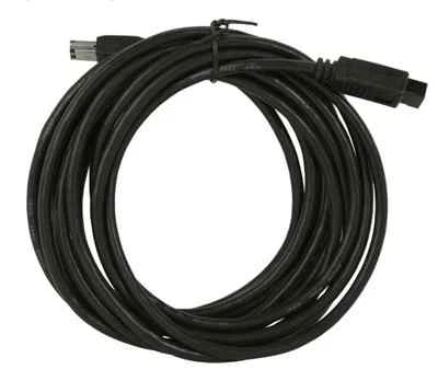 10Ft. 9-Pin to 6-Pin FireWire 800/400 Cable IEEE-1394b (10 Feet) IE9496-10 - Image 1 of 3