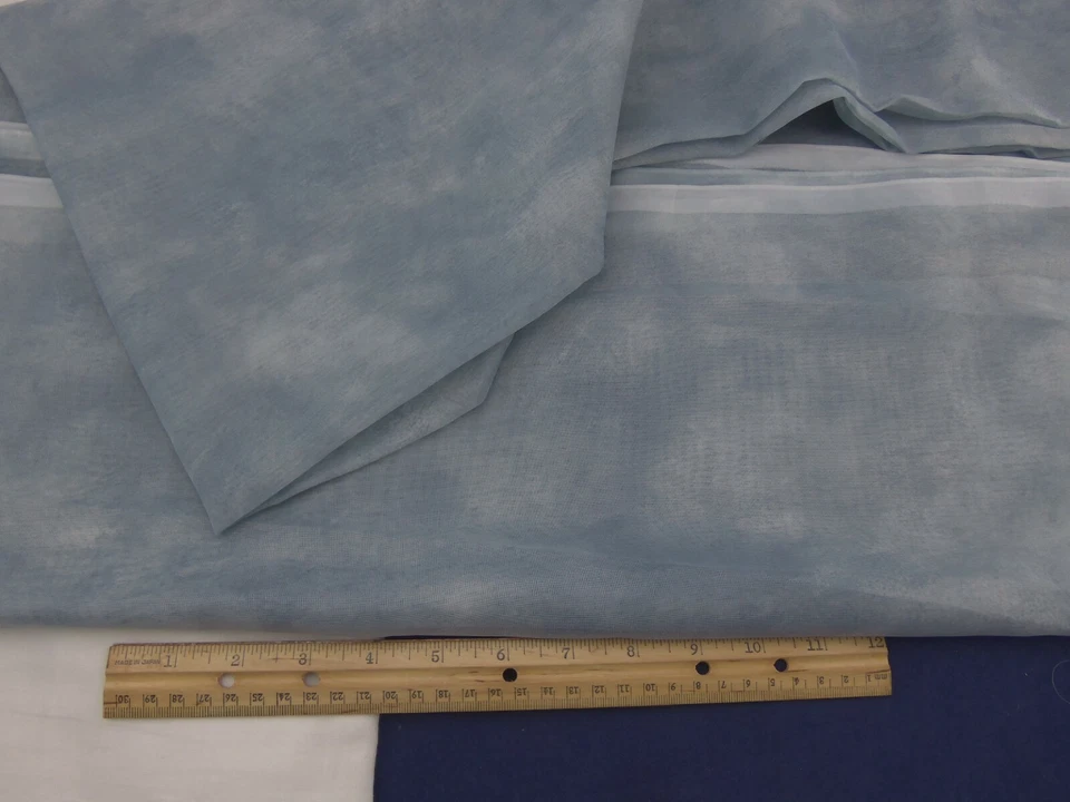 Gray Abstract Polyester Chiffon Fabric/3yds. x 60"/New, Pre-Washed - Image 1 of 2