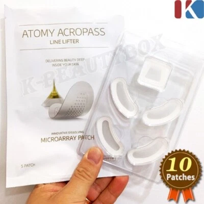 ATOMY Acropass Line Lifter 10 Patches Set Premium Anti-Aging Patch Made in korea - Image 1 of 4