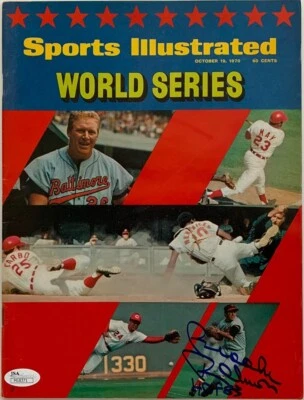 BROOKS ROBINSON Signed 10/19/1970 NEWSSTAND Sports Illustrated Magazine - JSA - Image 1 of 4
