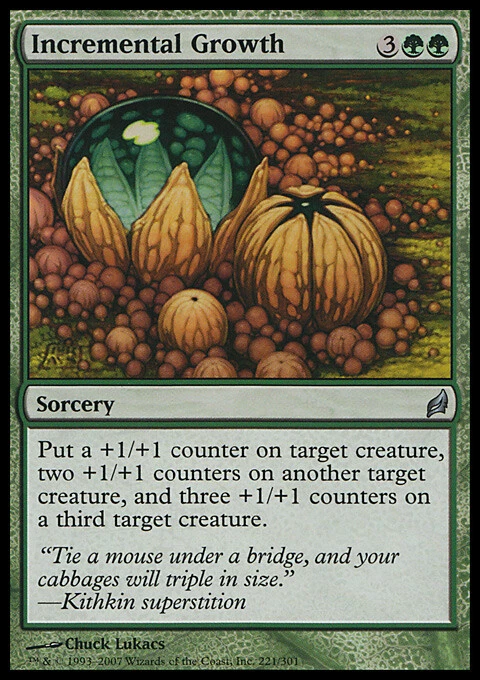 Magic the Gathering MTG Incremental Growth (221) Lorwyn   LP - Image 1 of 1
