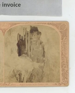 Ninfa dell'acqua nel suo palazzo inverno F.G. Weller stereoview - Foto 1 di 2