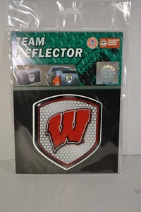 Calcomanía/pegatina reflectora del equipo Badgers de la Universidad de Wisconsin buzón de coche camión - Imagen 1 de 2
