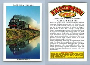 North British 4-6-2 #17 In Search Of Steam 1992 Castella Cigarette Card - Picture 1 of 1