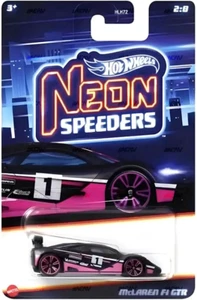 Hot Wheels NEON SPEEDERS McLAREN F1 GTR NIGHT RACING - Bild 1 von 2