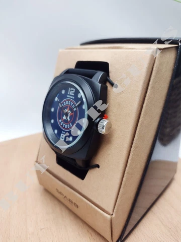 Houston Astros MLB Baseball Team Men's Black Prompt Watch Cover
