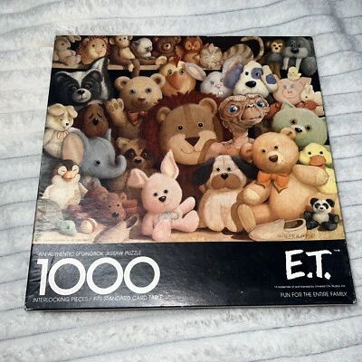 VTG E.T. The Extra Terrestrial 1000 piece Springbok Jigsaw Puzzle COMPLETE 1982 - Image 1 of 2