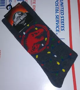 Jurassic Park World Holidays Light Bulbs T-Rex Xmas Dino Christmas Novelty Socks - Picture 1 of 6