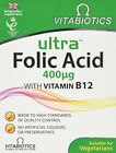 Vitabiotics Ultra Folic Acid Tablets 400 mcg Vitamin B9 with Vitamin B12-60