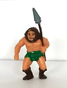 Guerriero delle Caverne con Lancia 1987 HG Toys Modellino PVC Vintage - Foto 1 di 1