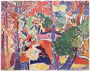 ANDRE DERAIN RARE 1948 FAUVISM LMTD ED FRENCH LITHOGRAPH PRINT " PAYSAGE " 1907 - Bild 1 von 10