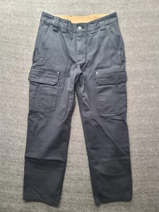 Duluth Trading Fire Hose Jeans Mens 34x32 Relaxed Fit Cargo Workwear Canvas - Picture 1 of 15