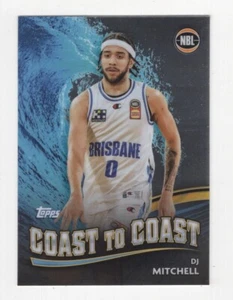 2023/24 TOPPS CHROME NBL BASKETBALL COAST TO COAST DJ MITCHELL BRISBANE BULLETS - Picture 1 of 1