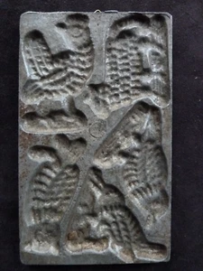 Modelo antiguo molde de chocolate - 5 animales - alrededor de 1920 - Imagen 1 de 5