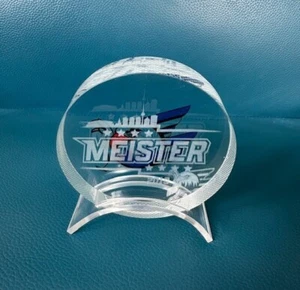 ADLER MANNHEIM MEISTERSCHAFT PUCK 2019 aus Acryl Glas inkl. Ständer - Bild 1 von 2