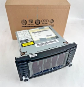NEW OEM VW Touareg DVD Radio Navigation GPS Nav Control Head Unit 7L6035177DX - Foto 1 di 6