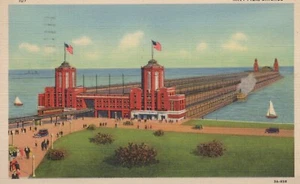Navy Pier - Chicago, Illinois - lino affrancato - Foto 1 di 3