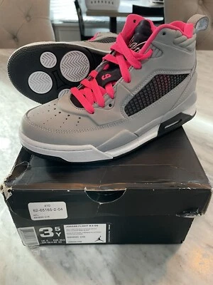 Nike Jordan Flight 9.5 GG Gris Lobo/Hiper Rosa/Blanco/Negro 684895-016 Talla 3.5 Y Foto 1 de 4