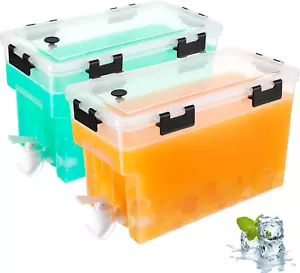 1.5 Gallon Drink Beverage Dispenser for Fridge with Spigot, Water Dispenser with - Picture 1 of 7