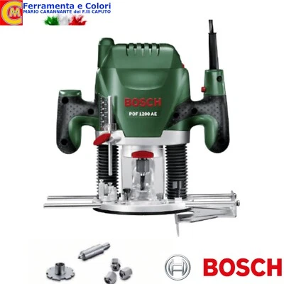 Fresatrice Verticale BOSCH V 1200W POF1200AE Attacco frese 6-6 35-8 mm 3.4 KG - Immagine 1 di 3