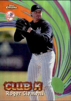 1999 Topps Chrome All-Etch Refractors #AE25 Roger Clemens (rf 22273) - Image 1 of 2
