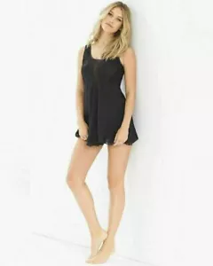 Soma Flirtation Collection tiefes Cliffon Babydoll XS schwarz - Bild 1 von 3