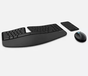 Microsoft Sculpt Ergonomic Keyboard with keypad&mouse for Business/CN Version - Picture 1 of 5