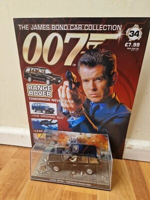 1/43 JAMES BOND 007 CAR COLLECTION - RANGE ROVER TOMORROW NEVER DIES + MAG #34 - Image 1 of 3
