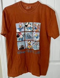 Disney Cruise Line 25th Anniversary Unisex Burnt Orange Sz M Medium T-Shirt - Picture 1 of 6