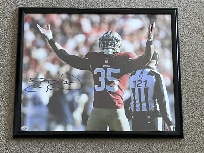 FOTO ENMARCADA FIRMADA AUTOGRAFIADA DE LA NFL DE LOS 49ERS DE SAN FRANCISCO Eric Reid 16x20 Foto 1 de 2