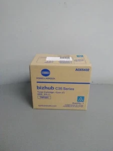 Konica Minolta TNP22C A0X5432 Cyan Toner Cartridge Bizhub C35 Series - Picture 1 of 1