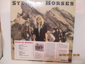 Stealin Horses "Debut LP" 1988 AL-8520 Shrink Wrap NM/NM GOLD LABEL PROMO - Picture 1 of 2