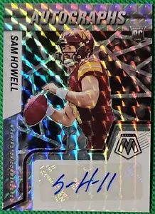 Panini Mosaic Sam Howell 2022 novato radiocontrol automático plateado Prizm Washington Commanders - Imagen 1 de 2