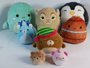 Squishmallows + Squishville Menge 8 Mini Plüsch Nala Pinguin Dinosaurier - Bild 1 von 16