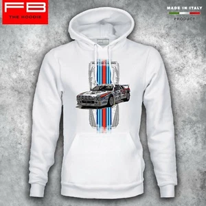 Felpa Hoodie Inspired 037 Martini Racing Rally Legend S4 M.Biasion Vintage Rally - Picture 1 of 2