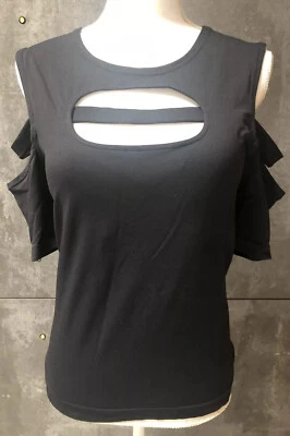 Top de mujer Fabletics M/8 negro Dove manga corta nuevo con etiquetas Foto 1 de 4