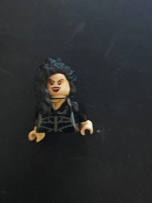 Lego Bellatrix Lestrange Minifigura hp092 4840 Falta: Vestido Negro Estampado Foto 1 de 2
