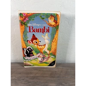 Walt Disney Bambi VHS Videokassette Black Diamond Classic Klappkoffer Vintage RAR! - Bild 1 von 3