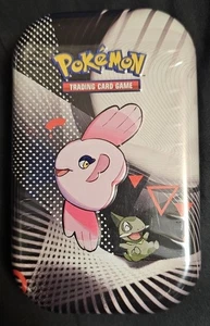 Pokemon TCG Unova Tin Factory sigillato nuovo sigillato in fabbrica Axew Alomomola - Foto 1 di 2