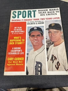 Sport Magazine August 1962 Roger Maris Colavito Keunn - Picture 1 of 17