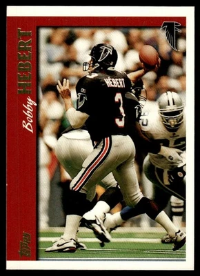 1997 Topps Bobby Hebert Atlanta Falcons #79 - Image 1 of 2