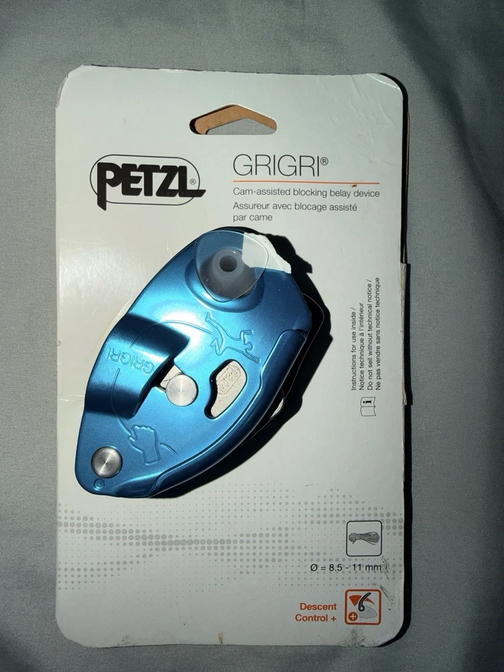 Dispositivo de aseguramiento de bloqueo asistido por cámara PETZL GRIGRI - azul  Foto 1 de 4