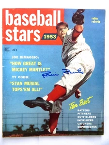 Robin Roberts Signed Autograph Magazine Baseball Stars 1953 Phillies JSA AG39548 - Picture 1 of 1